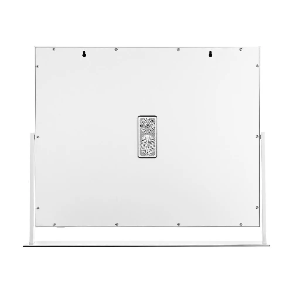 Oikiture Hollywood Makeup Mirrors LED Lights Bluetooth Rotation Vanity 58x46cm