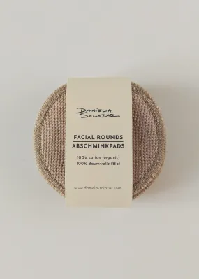 Organic Cotton Face Pads - Brown - 100% Cotton (organic) / 100 % Baumwolle (Bio)