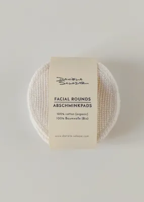 Organic Cotton Face Pads - Ivory - 100% Cotton (organic) / 100 % Baumwolle (Bio)