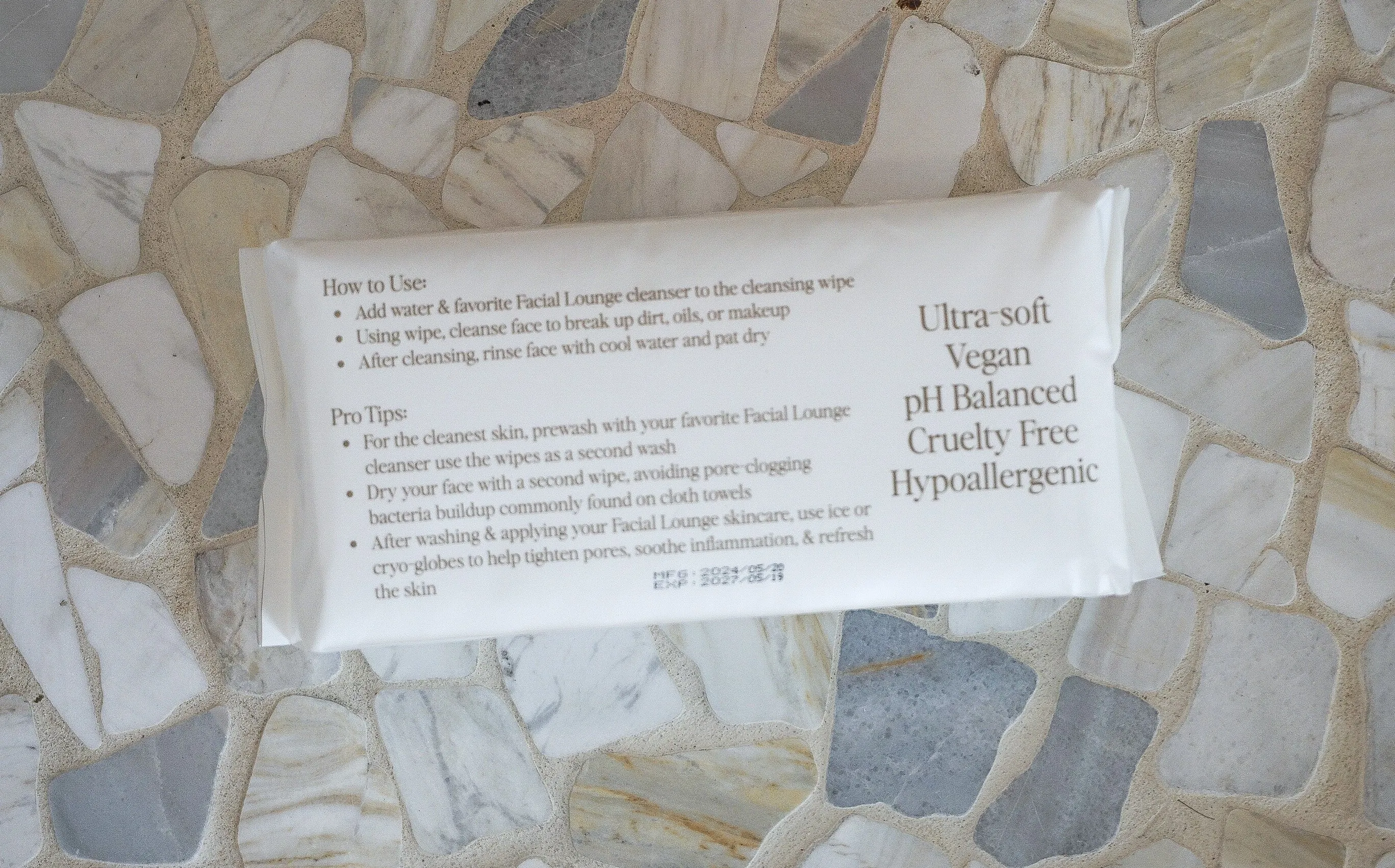 Organic Makeup Wipe Towels