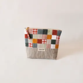 PATCHWORK ZIPPER POUCH No. 2