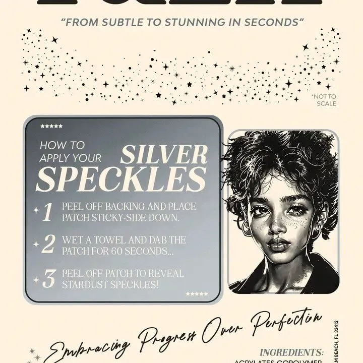 Silver Stardust Face Speckles