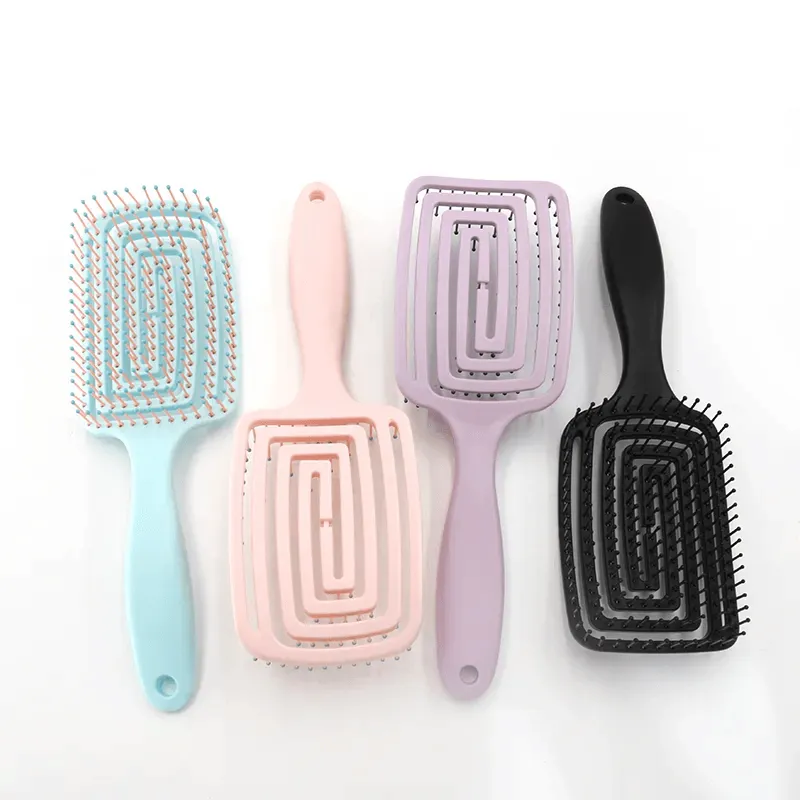 Square Grid Fashion Massage Meridians Styling Hair Comb