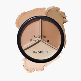 the SAEM Cover Perfection Triple Pot Concealer (4 colors); 0.16oz / 4.5g