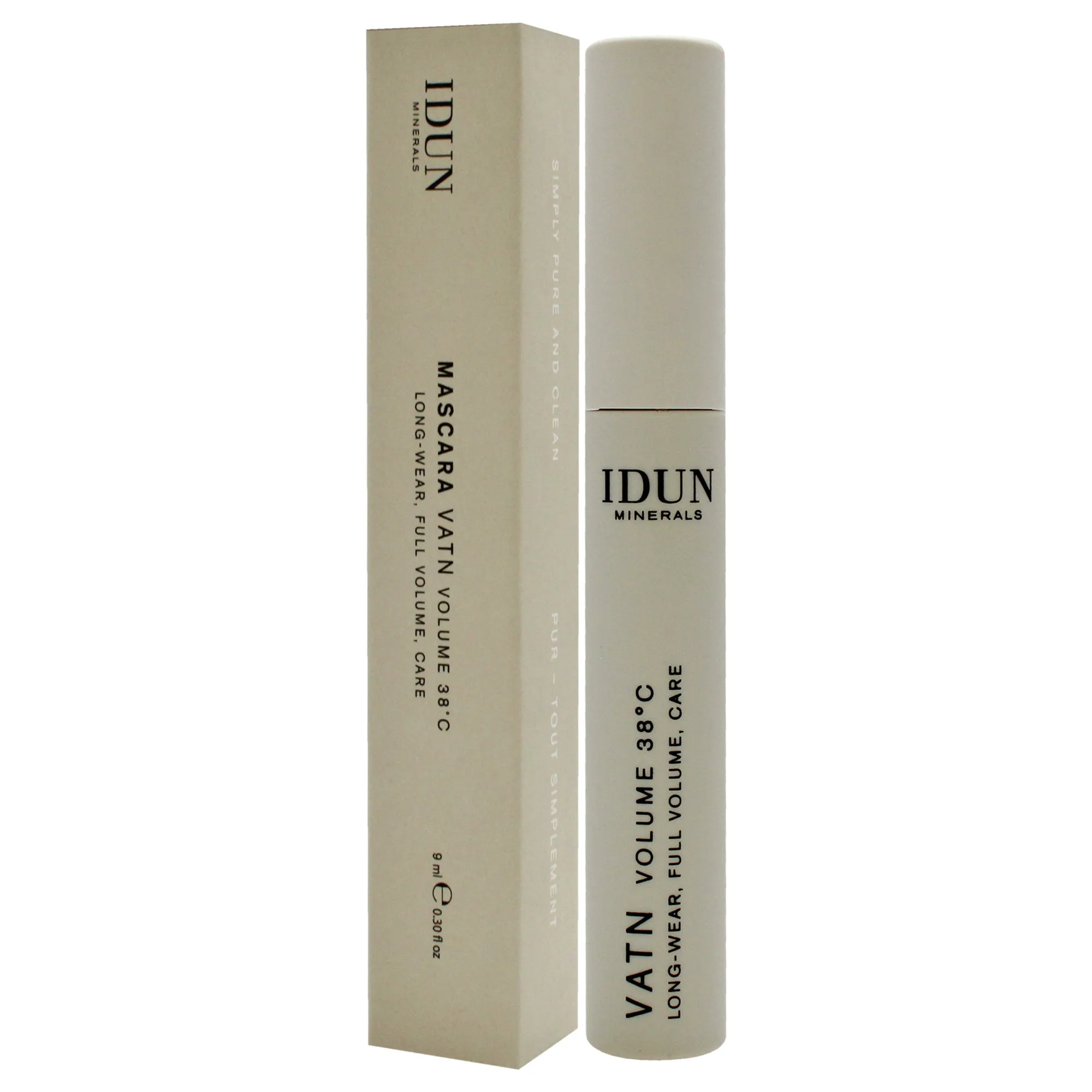 Vatn Volume 38 Degree C Mascara - Black by Idun Minerals for Women - 0.3 oz Mascara