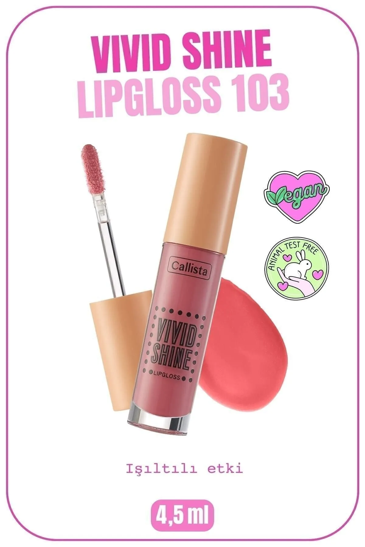 Vivid Shine Lipgloss-Sugarland Berry 103