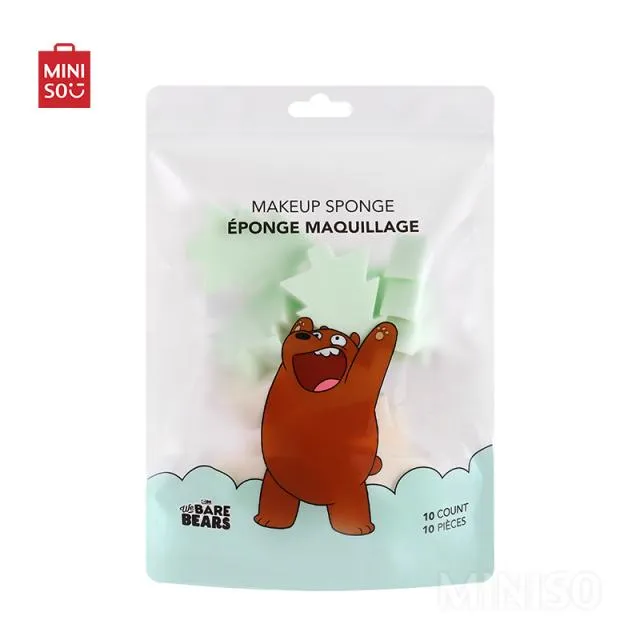 We Bare Bears Makeup Sponge (10 Count)