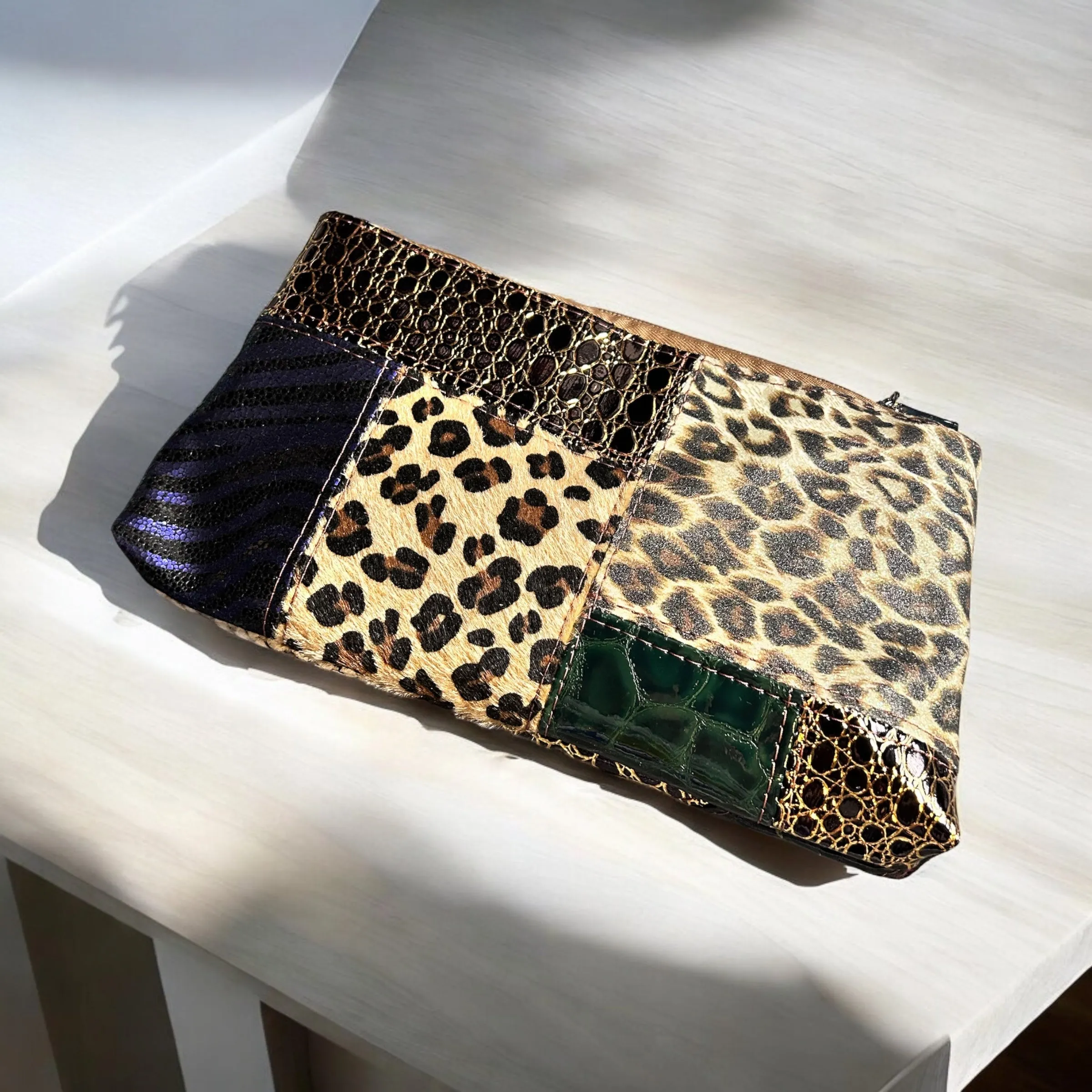 Zero Waste #2 Animal Edition Zipper Pouch, Accessory Pouch
