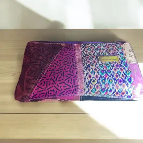 Zero Waste 4 Pink Zipper Pouch, Accessory Pouch