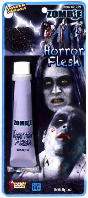 Zombie Grey Horror Face Makeup